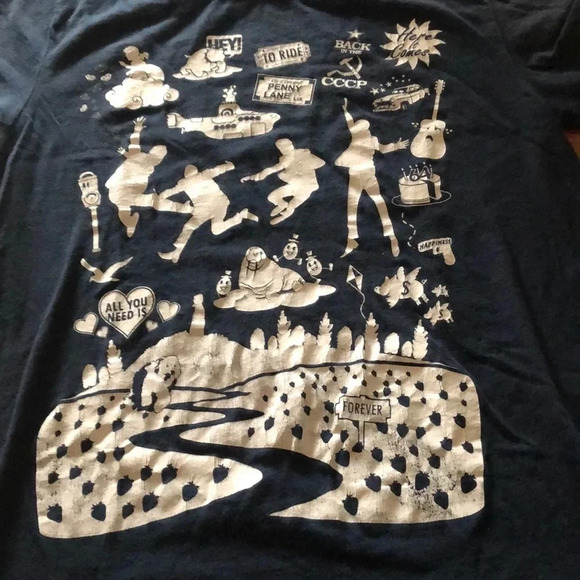 Tee Fury Beatles Song Tee Shirt L - Picture 1 of 5